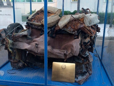 A Pescara l’auto simbolo della lotta alla mafia